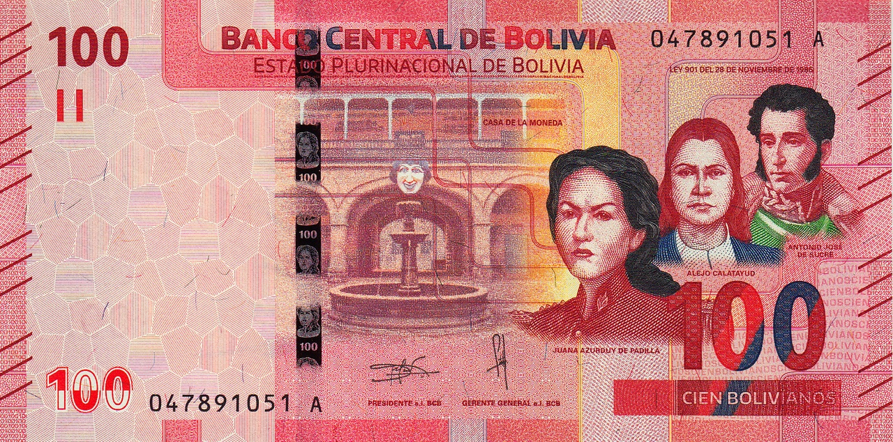 Bolivie 100 bolivianos recto